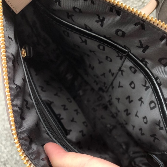 DKNY Leather Crossbody Bag - Blush - Picture 4 of 4